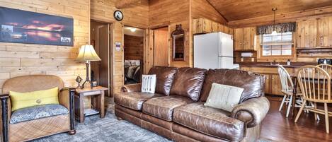 Tv, dvd-spelare, böcker och en stereo