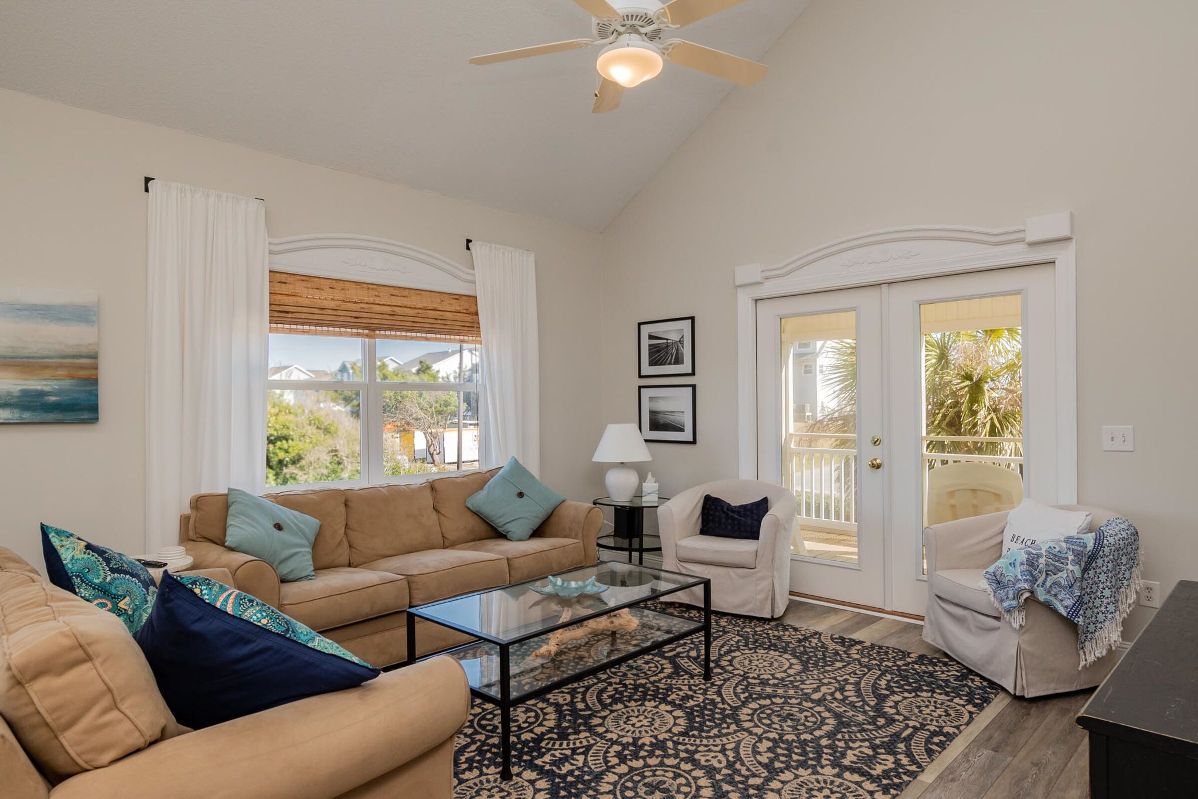 Paradise Palm: Unobstructed Views of Waterway and Just One Block to Beach