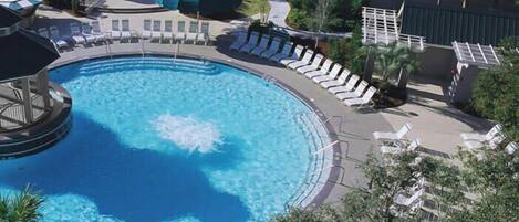 Indoor pool, outdoor pool