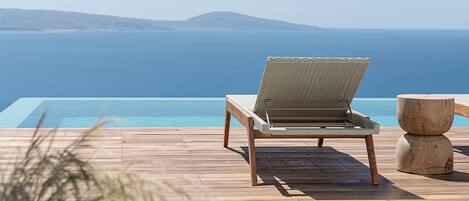 Piscine extérieure, piscine chauffée