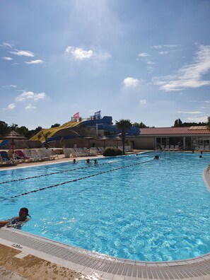 Piscine couverte, piscine extérieure