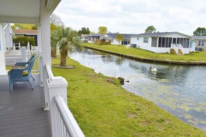 Property grounds - Beautiful Twin Lake front view from the deck (surfside beach)