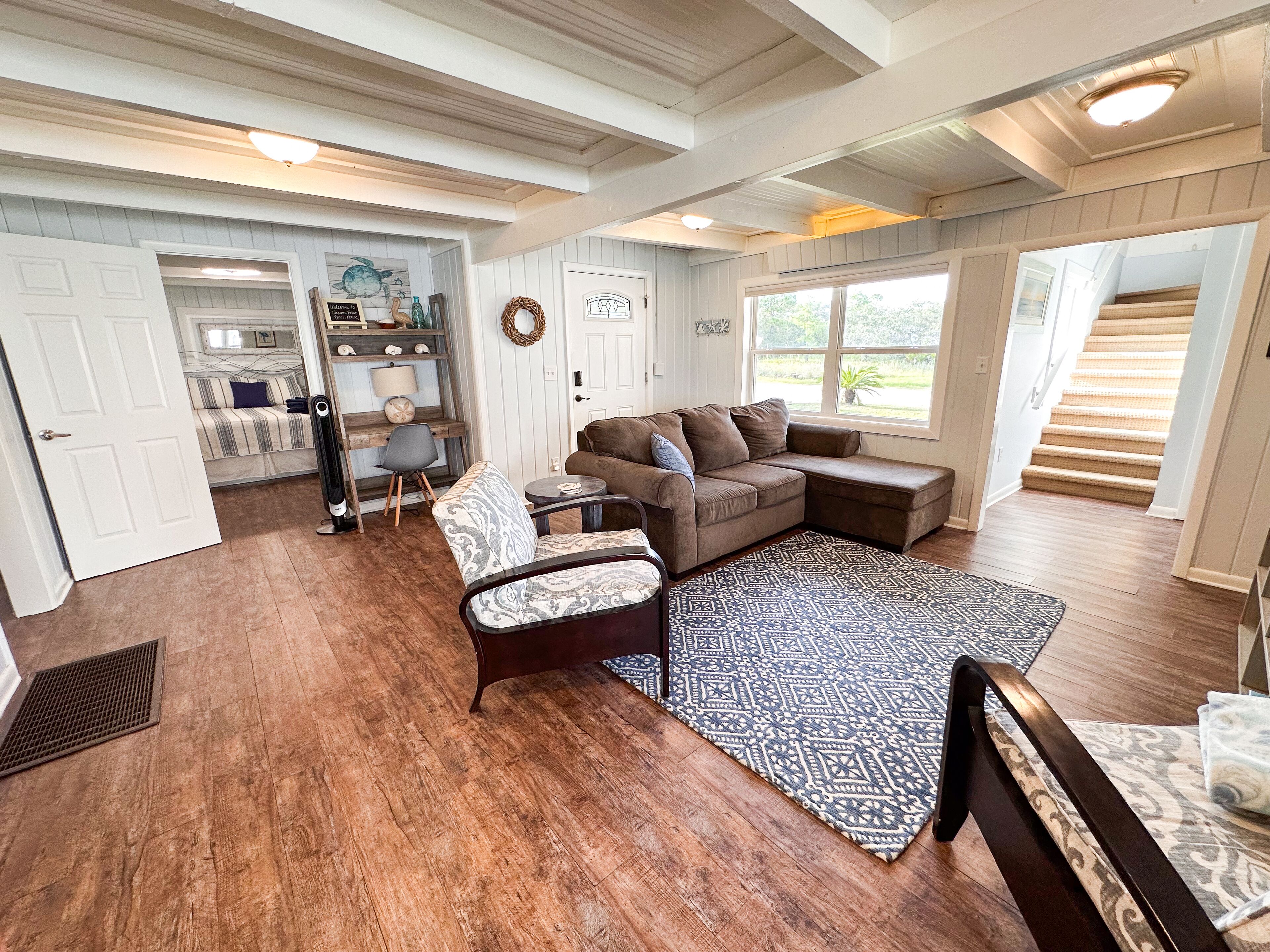 Gulf View Beach House Steps To Private Beach Dog Friendly Fenced Yard Sleeps 6