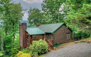 Exterior - Great Views with Free Wifi +Hot Tub + Fireplace Ellijay + Blue Ridge; Dogs OK! (Ellijay)