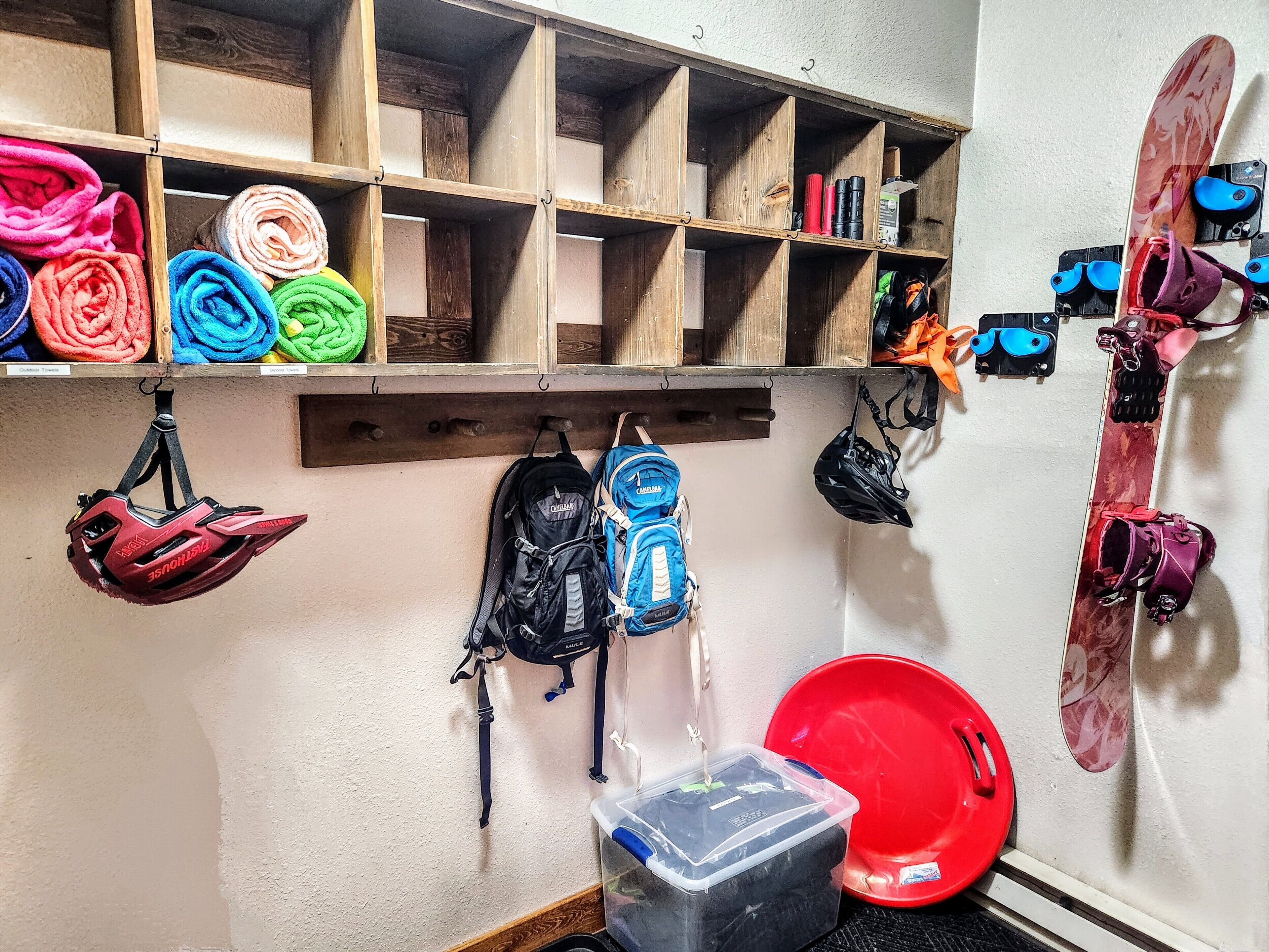 Large Laundry/Mud Room for storing all your gear, no matter the season!