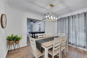 Dining - Family-Friendly 4BR w/ Heated Pool, Spa & Game Room near The Woodlands and IAH (Spring)
