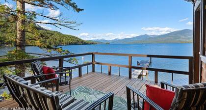 Lakefront Private Home with Boathouse at Priest Lake