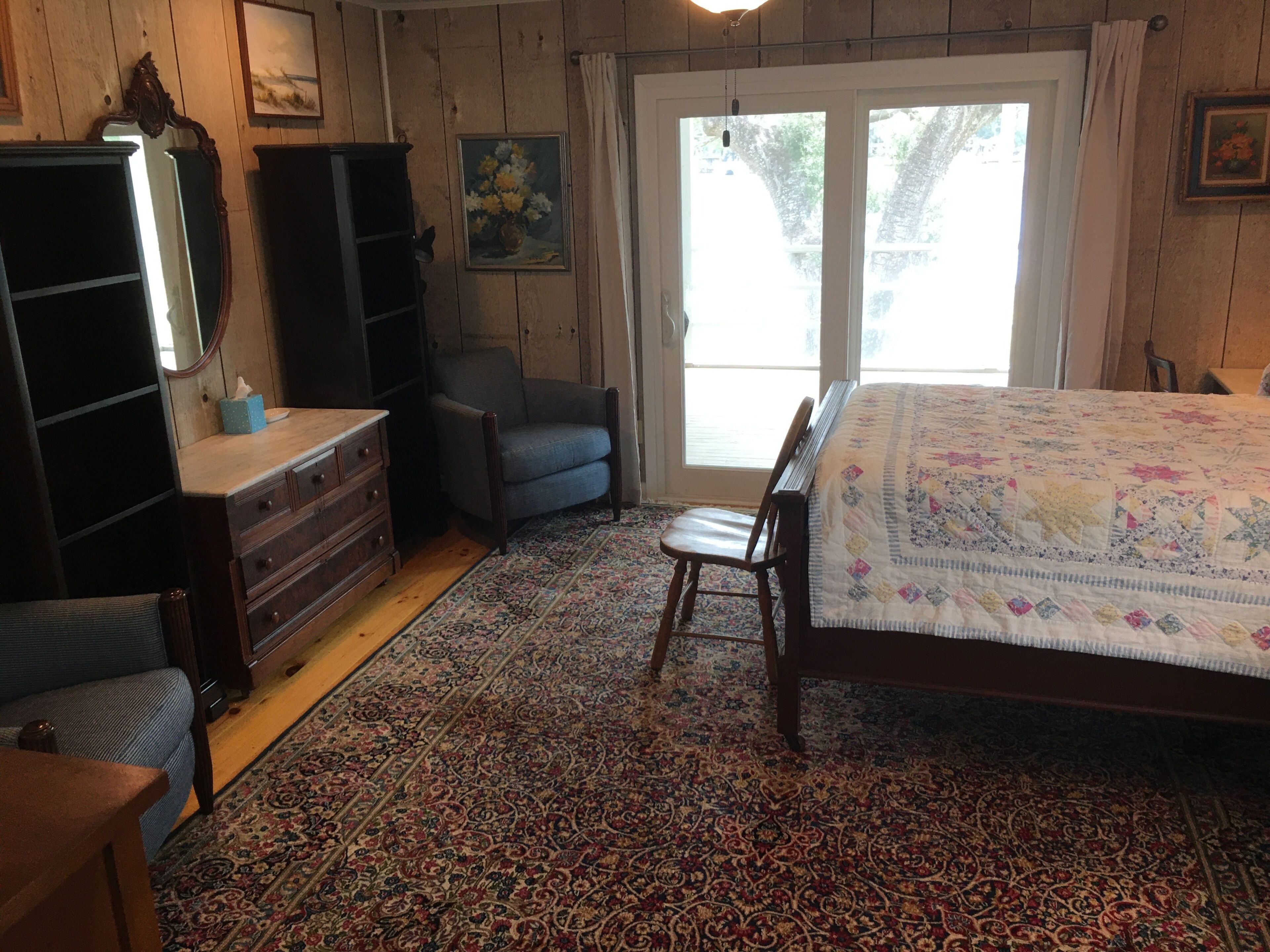 Secluded Bon Secour riverfront home with spacious screened porch