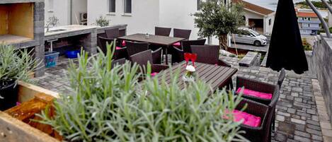 Udendørs spisemuligheder