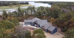 Exterior - Custom built, private home on Castle Rock Lake -with boat slip (Necedah)
