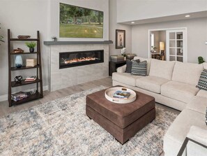 Smart TV, fireplace, offices