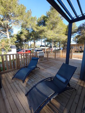 Terrace/patio - LUXURY MOBILE HOME 40M2 4 PEOPLE (Pierrefeu-du-Var)