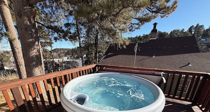 Beautiful Victorian Property On Lead, SD Main Street w/ View From Front Patio