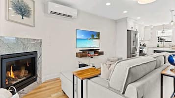 TV, fireplace, stereo, offices