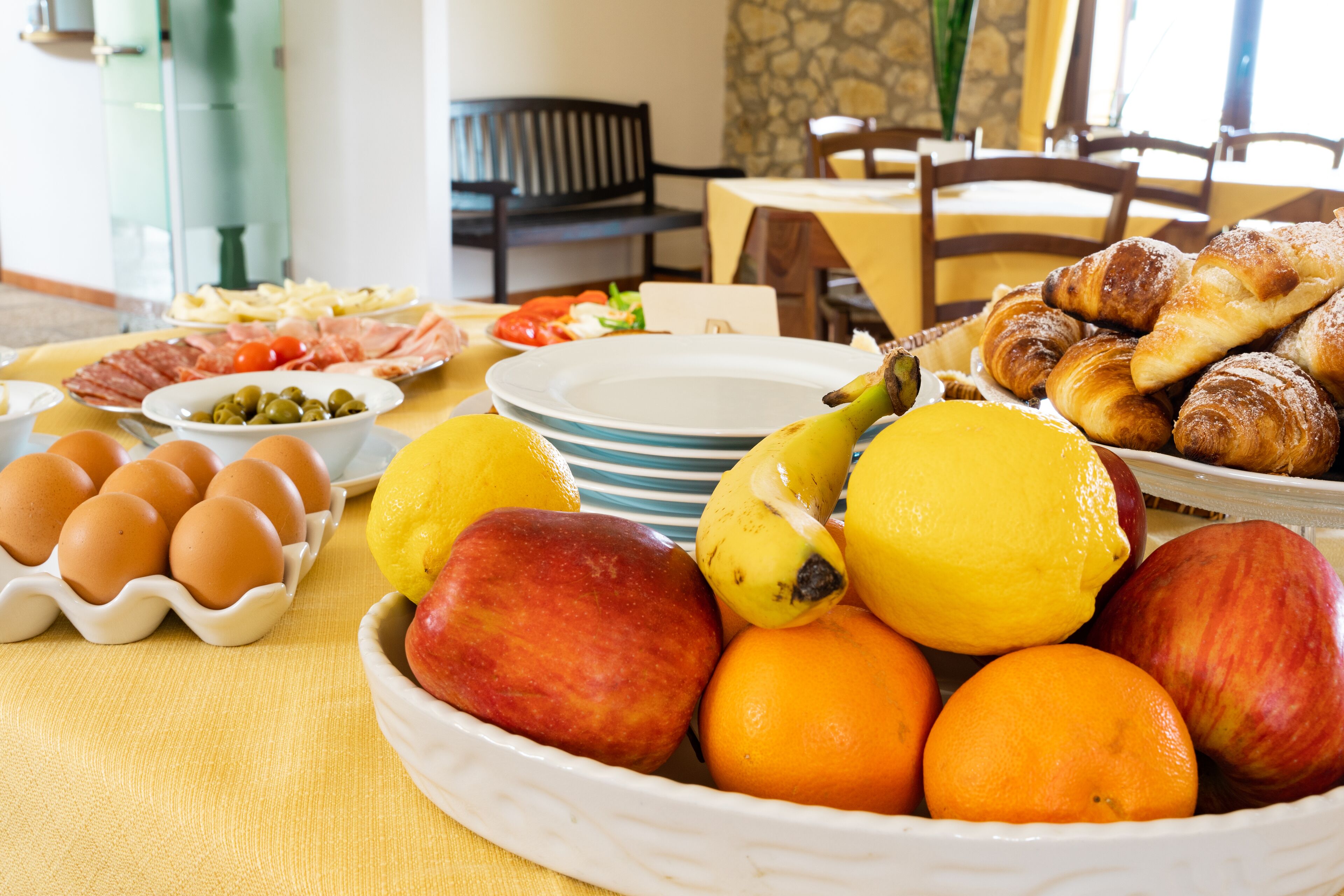 Petit déjeuner buffet compris tous les jours