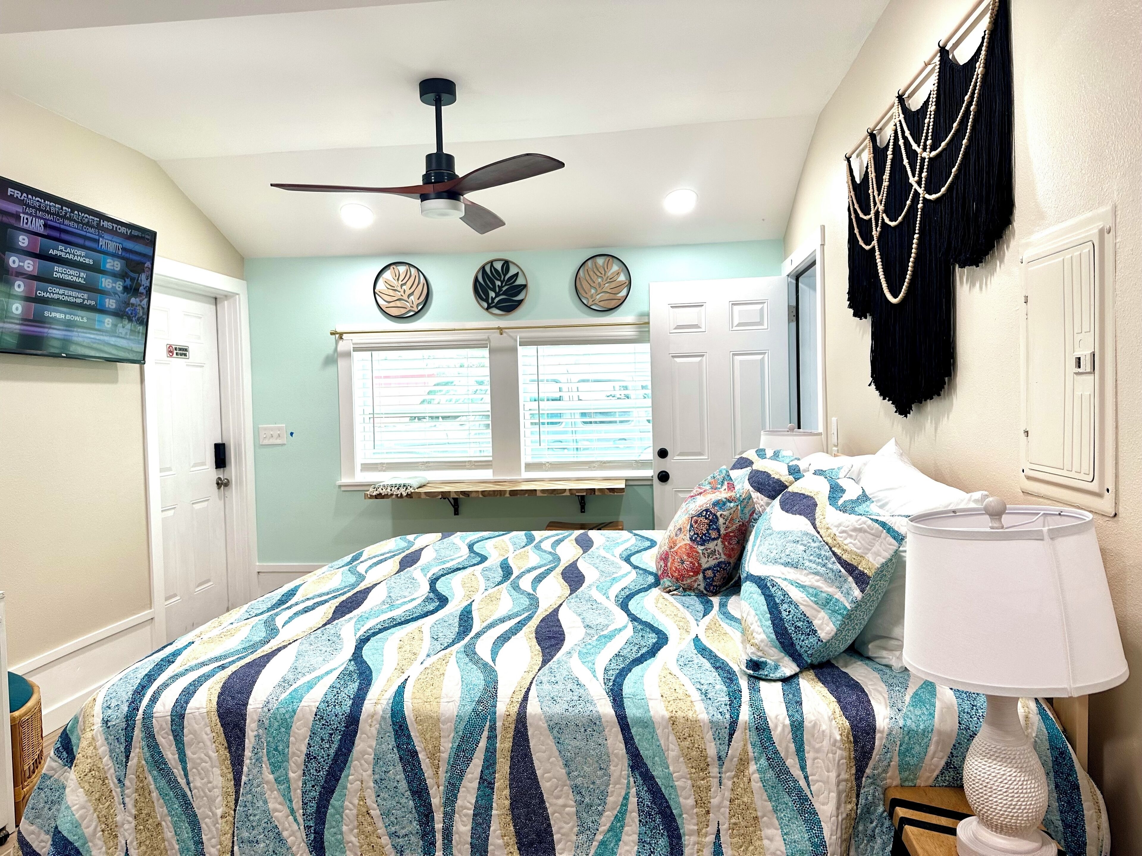 1 bedroom, iron/ironing board, travel crib, free WiFi