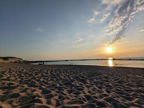 On the beach