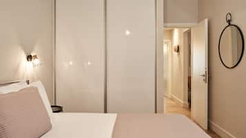 2 bedrooms, in-room safe, blackout curtains, soundproofing