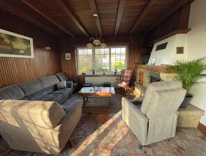 TV, fireplace, DVD player, table tennis