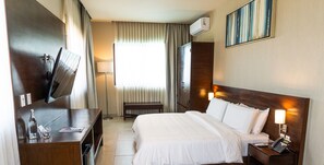 Blackout curtains, free WiFi, bed sheets