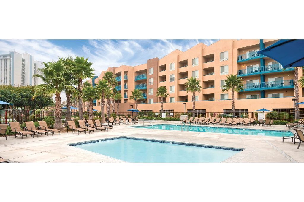 Enjoy the waves of the beach across from the Oceanside Pier