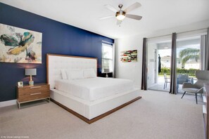 9 bedrooms, iron/ironing board, WiFi, bed sheets - Stylish Family Home Private Pool/Spa | 10min to Disneyworld | Sleeps 22 | EN101 (Kissimmee)