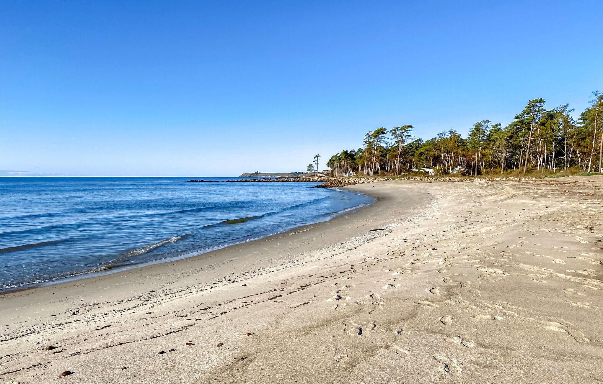 Nära stranden och fiske