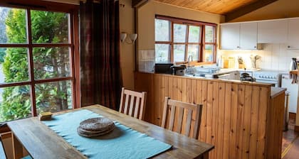 Self-Catering chalet near Plockton and the Isle of Skye secluded, well equipped and dog friendly.