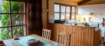 Self-Catering chalet near Plockton and the Isle of Skye secluded, well equipped and dog friendly.