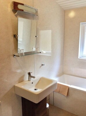 Hair dryer, towels