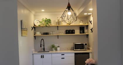 Stylish Main Level Suite with Separate Entrance, Private Patio and 2 Car Parking
