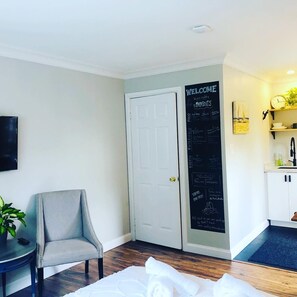 Interior - Stylish Main Level Suite with Separate Entrance, Private Patio and 2 Car Parking (Aurora)