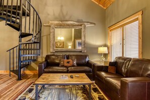 Televisión, chimenea