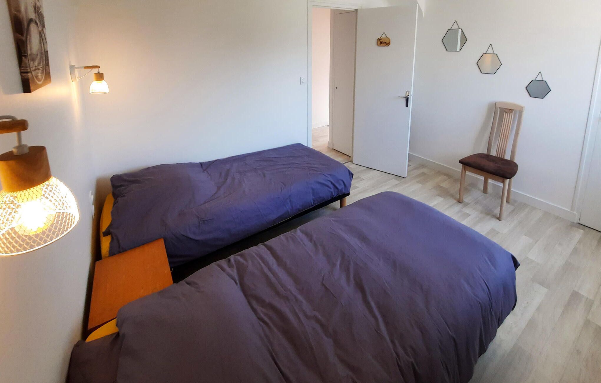 4 bedrooms, travel crib, WiFi (free)