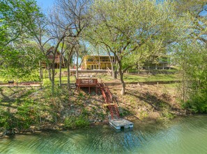 Exterior - Riverfront property located directly on the Guadalupe River  (New Braunfels)