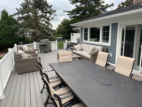 Water View Beach House just steps to Private Sandy Beach!