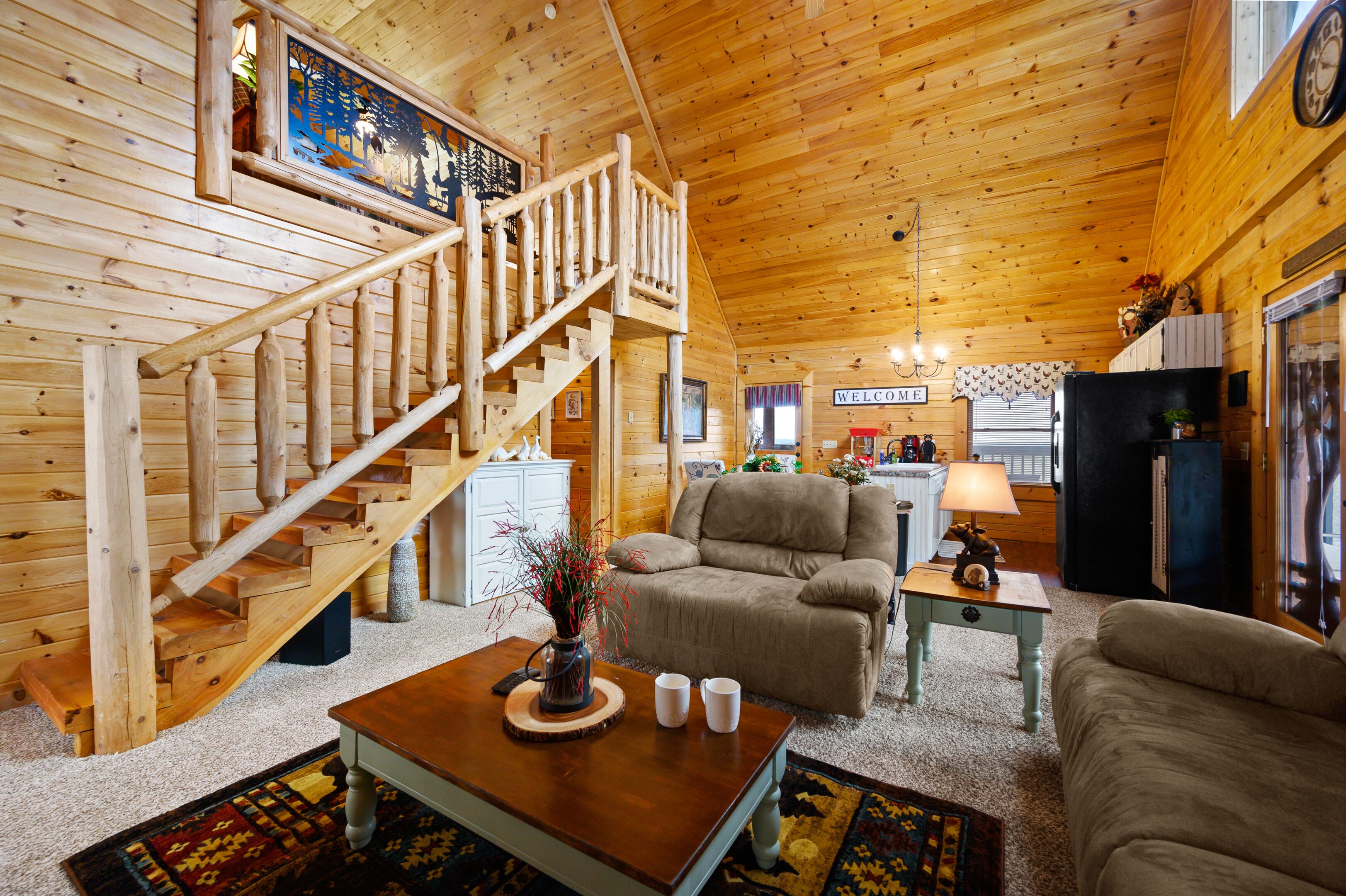 🌟 NEW 🚤 Lake Cabin! 🌲 One of a Kind Views 🔎 Pool + Hot Tub + 2 Fireplaces 🔥