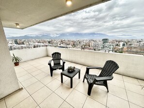 Appartement Deluxe | Vue depuis le balcon