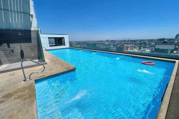 Rooftop pool