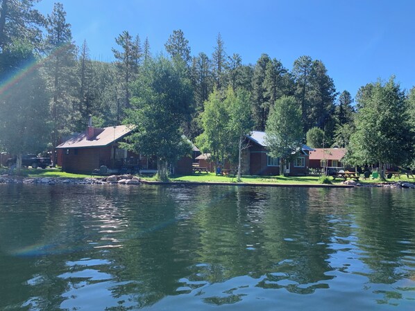 Exterior - Croll Cabins-Peterson's Porch- #6 at Vallecito Lake. Amazing views, pet friendly (Bayfield)