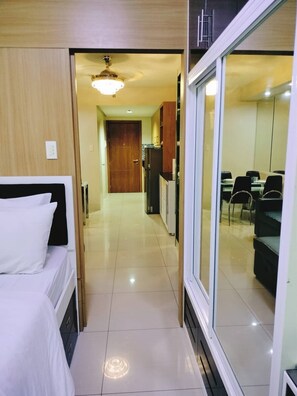 1 chambre, accès au Wi-Fi (inclus), literie fournie