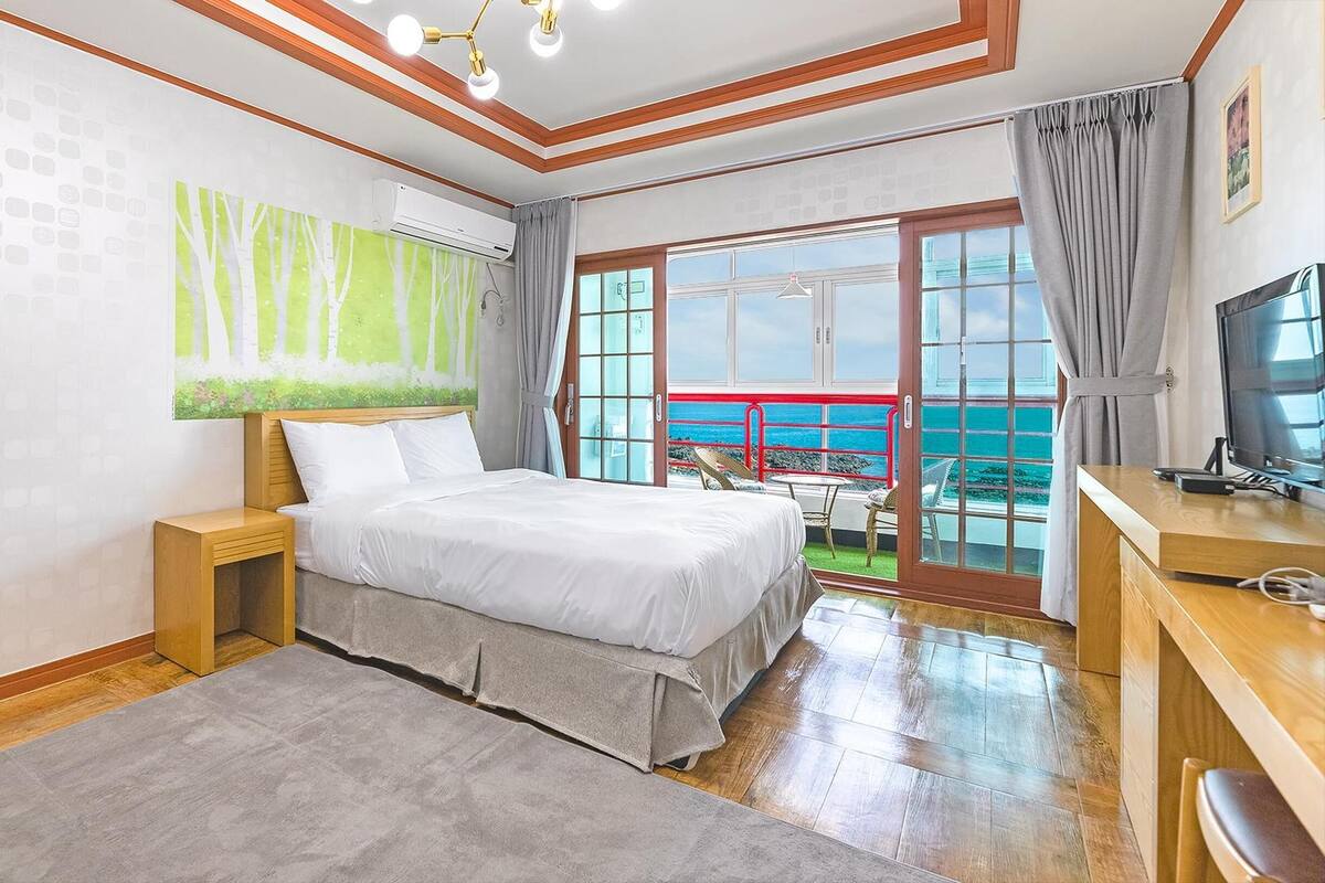 Kamar Basic, 1 kamar tidur (Sora 6(oceanview)) | 1 kamar tidur dan Wi-Fi gratis