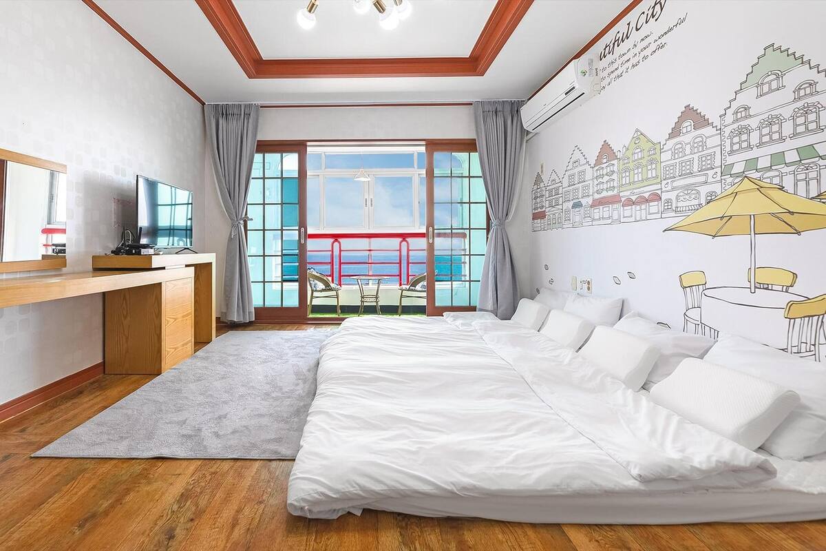 Kamar Basic, 1 kamar tidur (Sora 3(oceanview)) | 1 kamar tidur dan Wi-Fi gratis