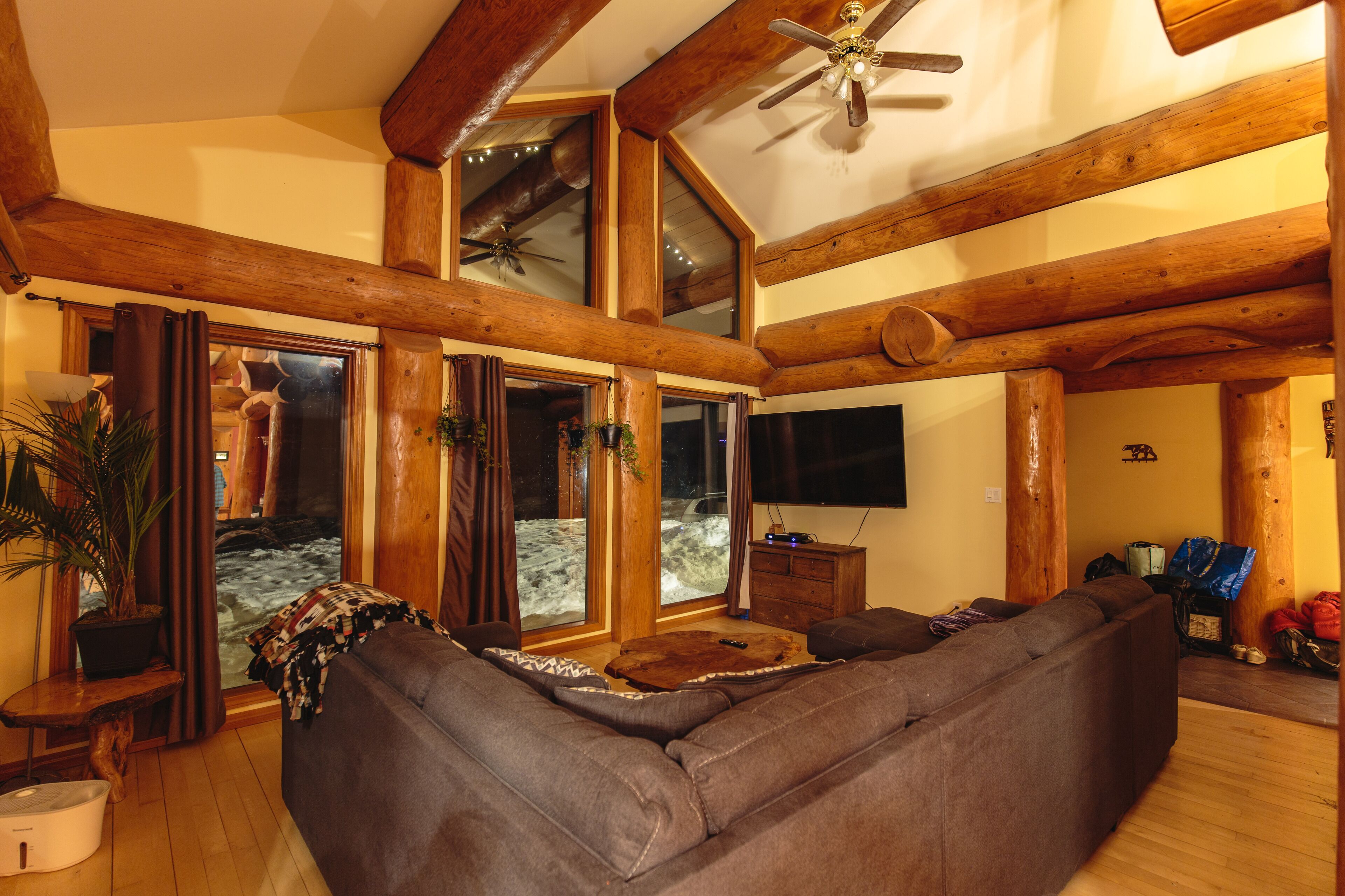 Sproule Creek Chalet - custom timber frame home with Hot Tub