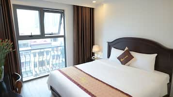 Panoramic Double or Twin Room | Free minibar items, desk, blackout drapes, soundproofing