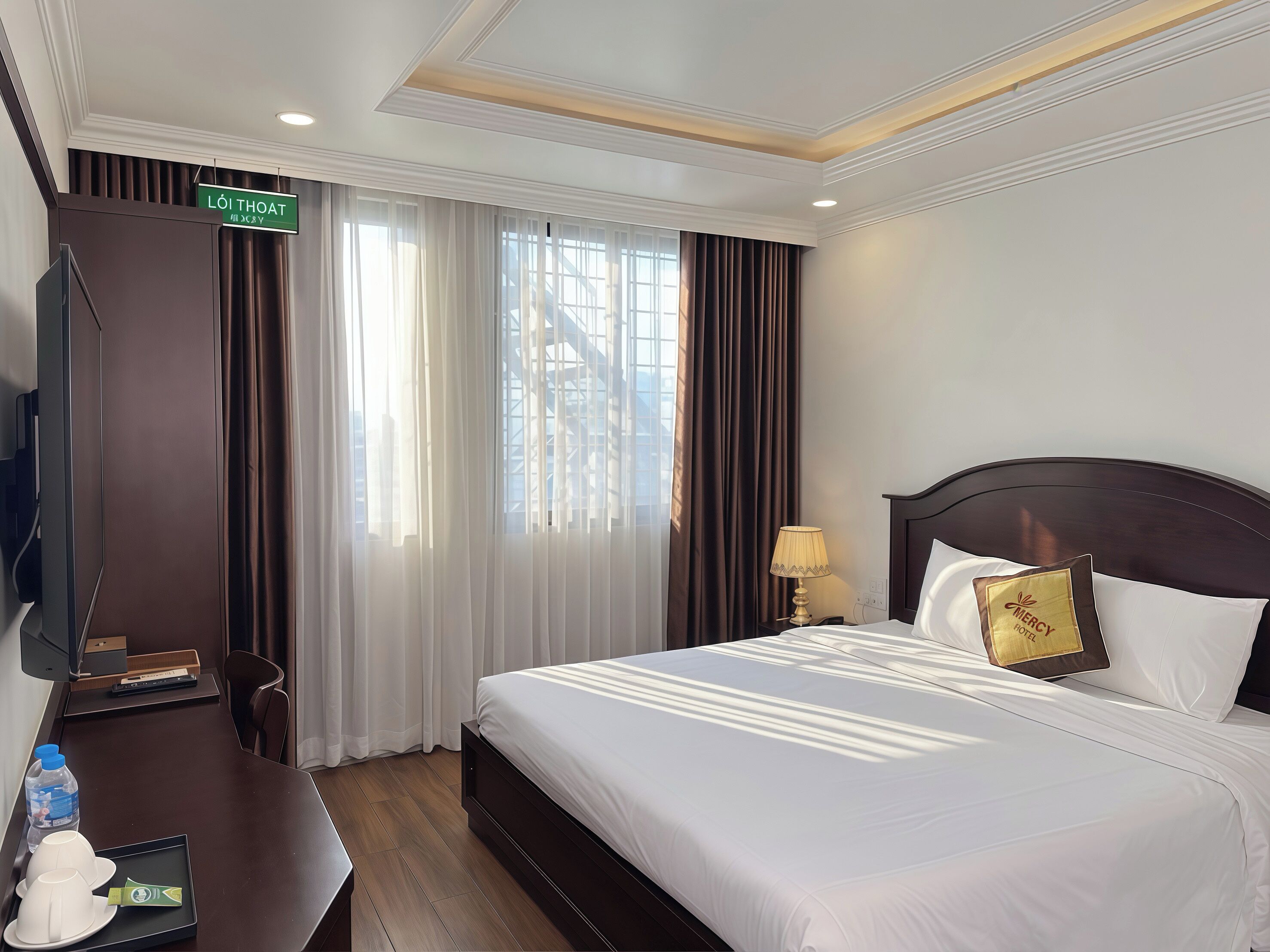 Deluxe Double Room | Free minibar items, desk, blackout drapes, soundproofing