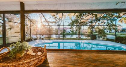 Serene Waterfront Home with Pool. Minutes to Sanibel & Fort Myers Beach.