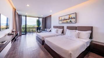 1 habitación, ropa de cama de alta calidad y escritorio