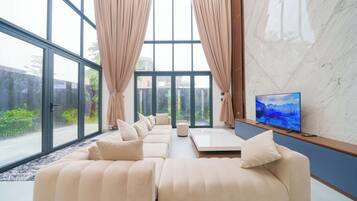 Villa, Garden View | Living area | LED TV