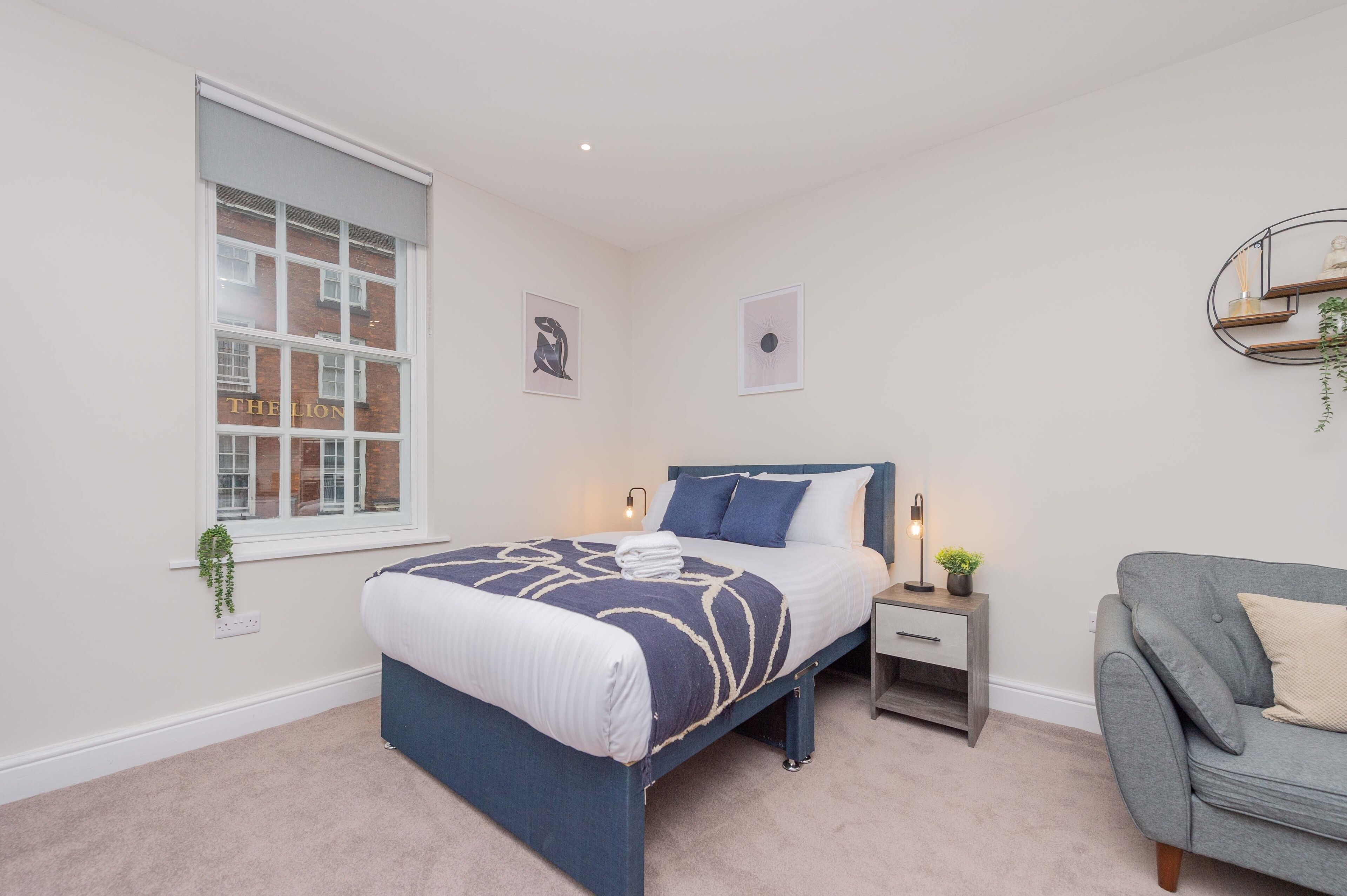 1 bedroom, iron/ironing board, internet, bed sheets